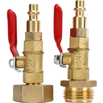 2 stuks Messing Winterklaar Blaasadapter 3 4 Binnen- en Buitendraad Messing Sneladapter beige