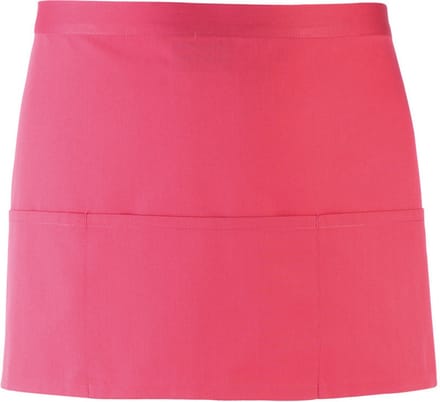 Premier Workwear - Colours Collection 3-Pocket Apron - Fuchsia (ca. Pantone 219C) - 60 x 33 cm