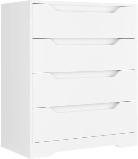 ApexArte® Dressoir Kasten - Ladekast - Buffetkast Industrieel - Hout - Wit