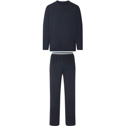 ESMARA MEN Heren pyjama (Marineblauw, XL)