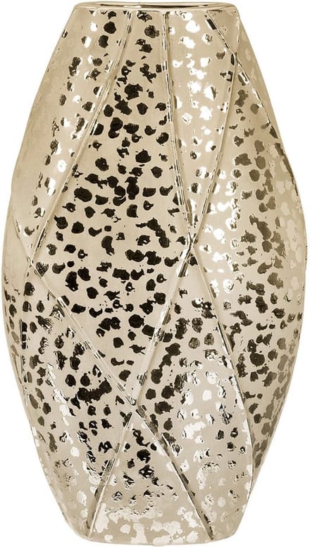 design bloemenvaas / vaas exclusief stuk kerst geschenk goud keramiek