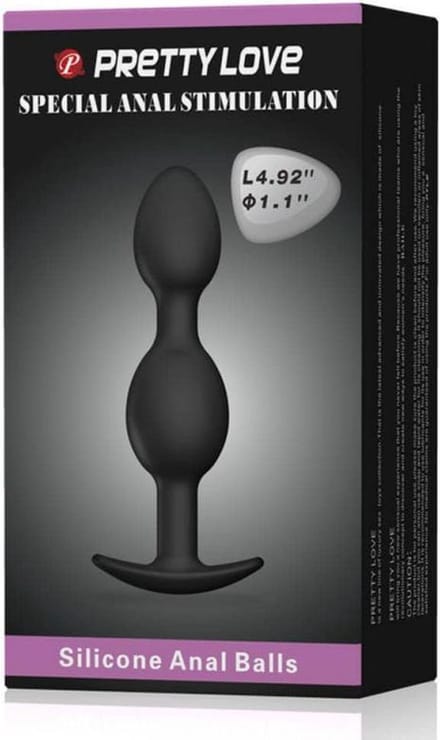 Pretty Love Special Anal - Buttplug - 12.5 x 3.3cm - Zwart