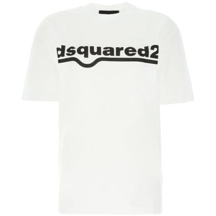T-shirt Korte Mouw Dsquared T-SHIRT S75GD0141 WHITE