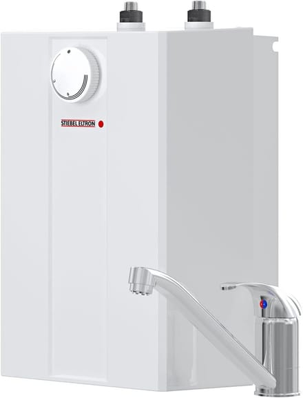 Doorstroomboiler Klein - Capaciteit Boiler - Direct Warm Water - Ruimtebesparend Model - 5 Liter - Wit