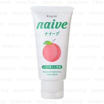 Kracie - Naive Makeup Removal Face Wash 45g Peach Leaf