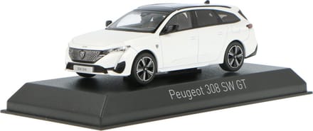 Peugeot 308 GT 2021 Pearl Wit - Modelauto 1/43 - Norev