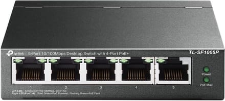 Desktop Switch 5 Poorten met PoE+ Ondersteuning voor Thuis en Kantoor