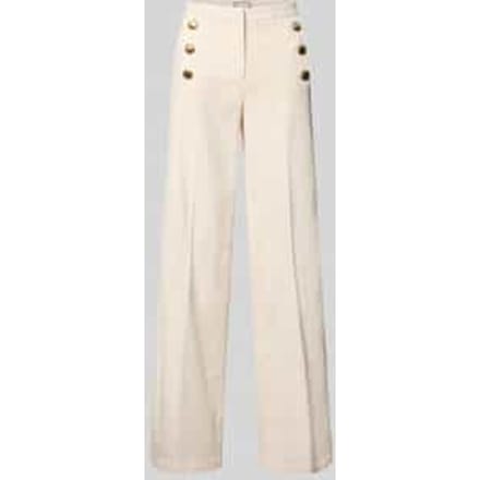 Wide leg broek met persplooien model 'Bridget'