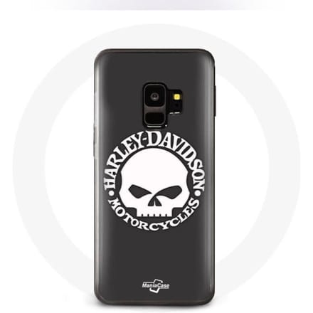 Samsung Galaxy S9 hoesje Harley Davidson Motors Schedel