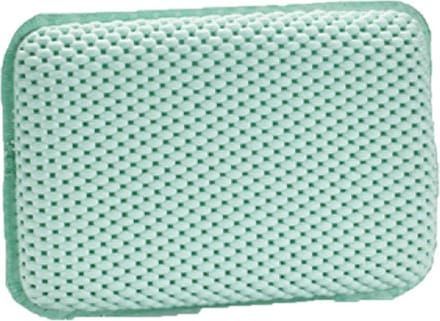 Berilo Badkussen anti-slip - groen - 29 cm - nekkussen voor in bad - relax kussen