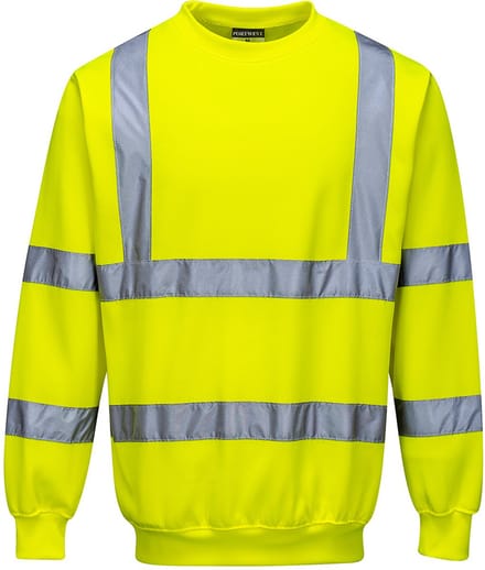 Portwest Hi-Vis Sweatshirt B303 - Geel - XXS