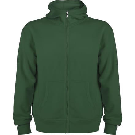 Roly Heren Montblanc Full Zip Hoodie (Fles groen)