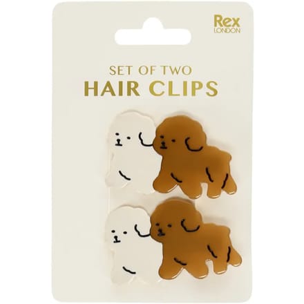 Haarspeld voor meisjes Rex London Puppies (x2)