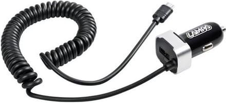 Micro USB lader met extra USB poort