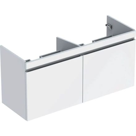 Geberit Renova Plan vanity unit for double washbasin 130 cm, with 2 drawers and 2 internal drawers 501.912.01.1