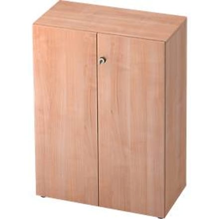 TOPAS LINE archiefkast, 3 dossierhoogtes, afsluitbare deuren, notendecor/noten decor
