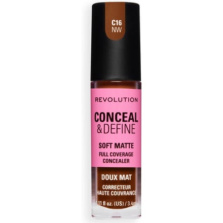 Revolution Conceal and Define Full Coverage Concealer (Various Shades) - C16NW