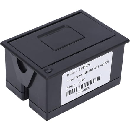 Geïntegreerde thermische bonprinter met een printbreedte van 58 mm, USB TTL 232 seriële poort, microcontroller, secundaire ontwikkelings-MCU-printmodule. black