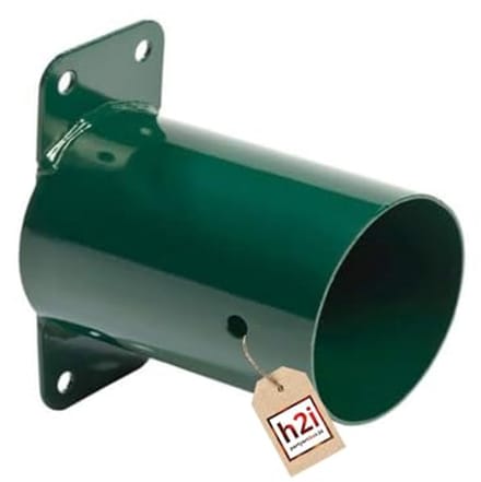 Schommelverbinder Rond - Wandbevestiging Schommel - Veilig Schommelen - Gepoedercoat Metaal - 8 x 5 cm - Groen