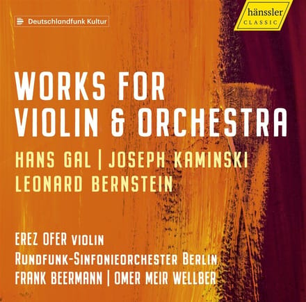 Rundfunk-Sinfonieorchester Berlin, Frank Beermann, Omer Meir Wellber - Works For Violin & Orchestra (CD)