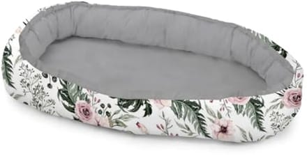 Multifunctionele Baby Cocoon Nest, Bumper, Reiswieg, 100% Katoen, Antiallergisch, Multikleur