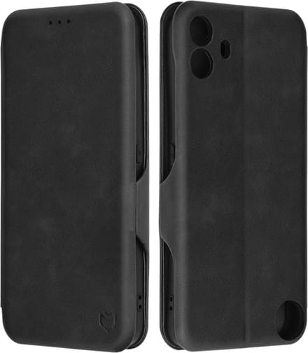 Hoesje geschikt voor Nothing CMF Phone 1 - Techsuit Safe+ Book Wallet Case - Zwart