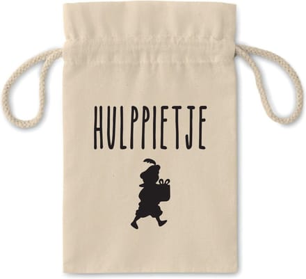 Pepernotenzakje Hulppietje - ecru - piet