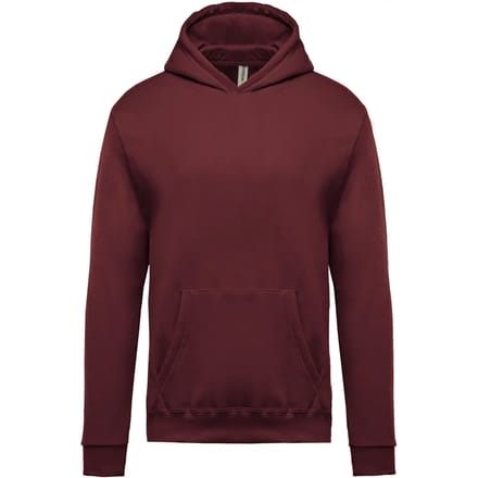 Kariban Kindersweater met capuchon K477 - Wine - 10/12 Y (10/12 ans)