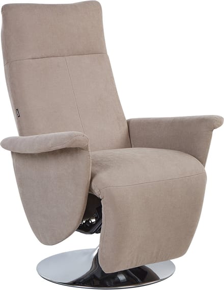 PRIME - Relaxfauteuil - Taupe - Polyester