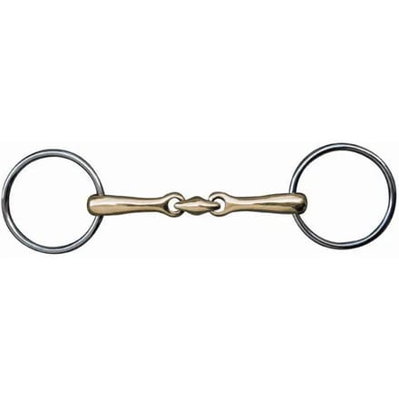 Dubbel bit voor paarden HKM Argentan, Edelstahl 18 mm