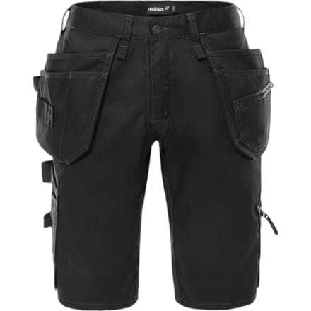 Fristads Korte werkbroek stretch dames 2904 GWM - Zwart - 48
