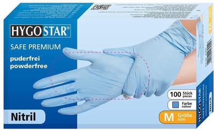 HYGOSTAR nitrilhandschoen "SAFE PREMIUM", M