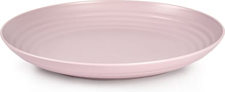 PlasticForte Rond bord/camping bord - D25 cm - lichtroze - kunststof