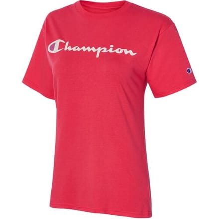 CHAMPION Dames T-shirt (lichtrood, S)