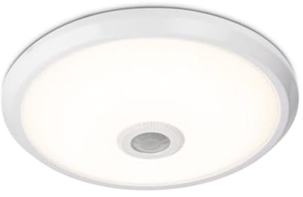 LED Plafondlamp met Bewegingssensor en Schemerfunctie - Energiebesparend, Instelbare Sensor tot 6 Meter, 12 Watt, 1000 Lumen - Neutraal Wit Licht