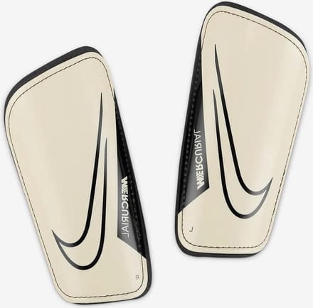 Shin Guards Coconut Milk-ZWART Uniseks M EU