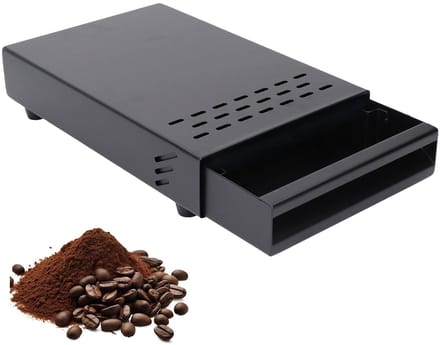 Stainless Steel Coffee Knock Box met Lade - Duurzaam en Handig voor
