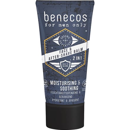 Benecos For Men Only - Gezichts- en Aftershave Balsem 50ml