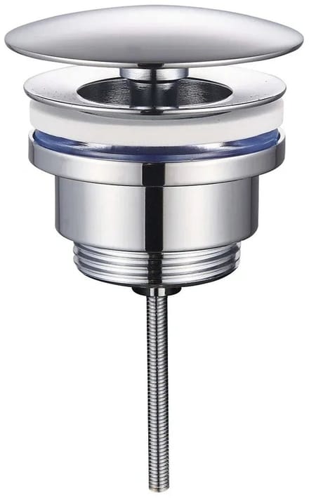 DutchLine Afvoerplug - Luxe Vaste Waste 5/4 – Chroom