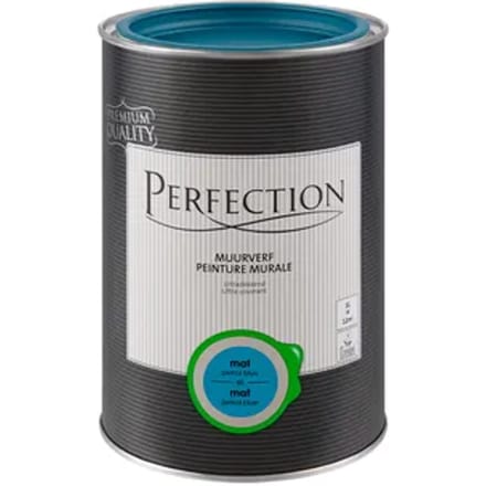 Perfection Ultradekkend Muurverf - Mat - Petrol Blue - 1l