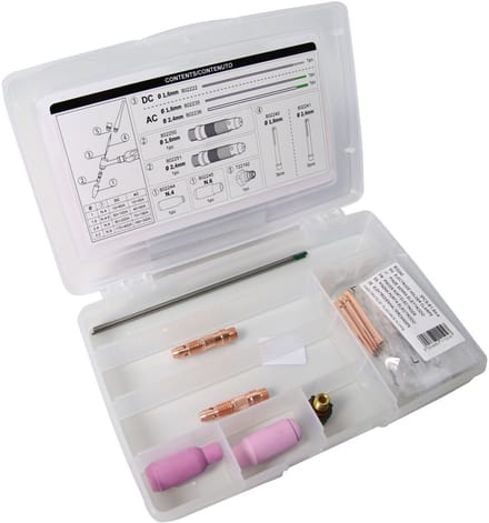Toebehoren set TIG-toorts