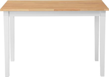 GEORGIA - Eettafel - Lichtbruin/Wit - 68 x 115 cm - Hout