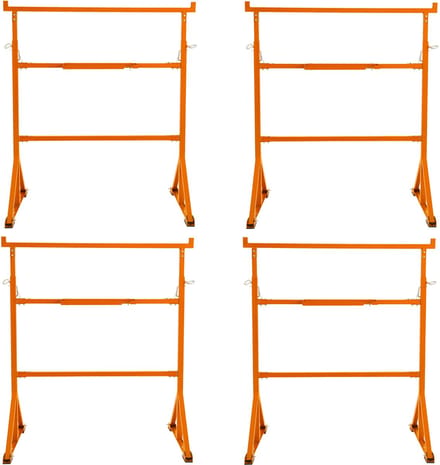 Metsersschraag - x 4 - oranje - 200 kg draagvermogen