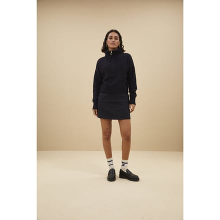 By-Bar Noora Short Skirt Midnight Größe: L | Miniröcke Outlet | Damen