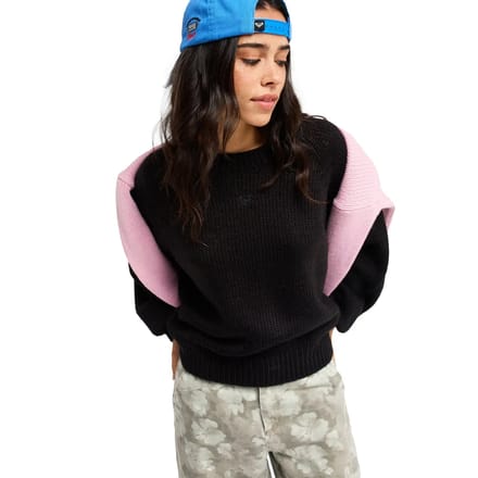 Roxy One In School Trui Zwart M Vrouw