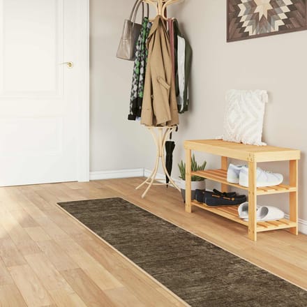 vidaXL - Tapijt - Runner - MARSA - Bosgroen - 50 - x - 400 - cm - Polyester - en - PVC