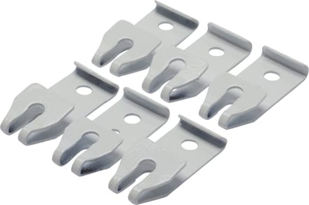 Intensions plafondsteun gordijnrail plus - uitschuifbaar - wit - 6 stuks