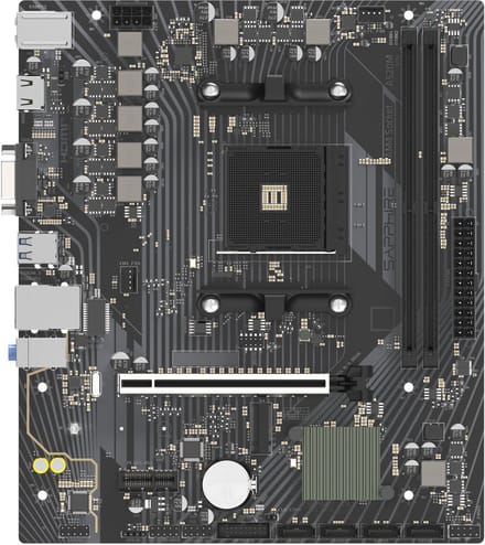 Sapphire A520M-E Serie - Moederbord - AMD A520 Chipset - Micro ATX - Dubbele Geheugenslots