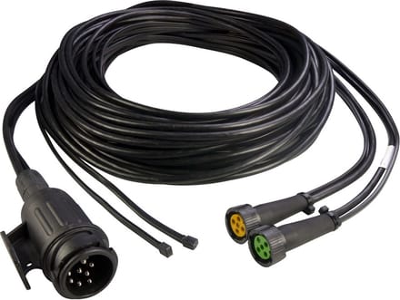 Aspöck hoofdkabel - 7 meter - 13 polig - 2x 5 polige connector - inclusief 4,7 meter aftakkingen
