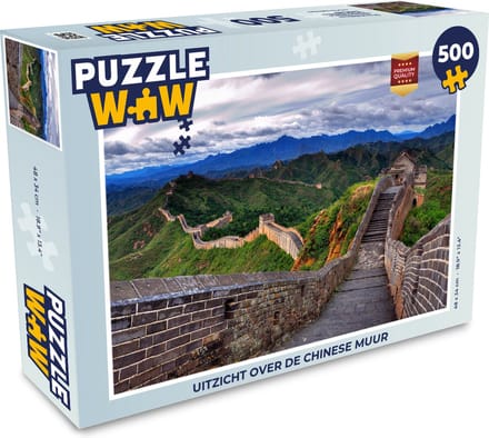 Puzzel Uitzicht over de Chinese Muur - Legpuzzel - Puzzel 500 stukjes